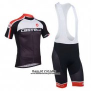 2013 Maillot Ciclismo Castelli Noir Manches Courtes et Cuissard