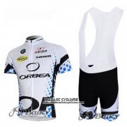 2013 Maillot Ciclismo Orbea Noir et Blanc Manches Courtes et Cuissard