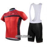 2016 Maillot Ciclismo Castelli Noir et Rouge Manches Courtes et Cuissard