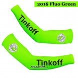 2016 Saxo Bank Tinkoff Manchettes Ciclismo Vert