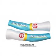 2017 Astana Manchettes Ciclismo Blanc