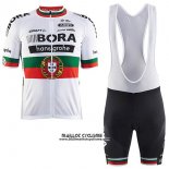 2017 Maillot Ciclismo Bora Champion Portogallo Manches Courtes et Cuissard