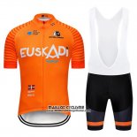 2019 Maillot Ciclismo Euskadi Orange Manches Courtes et Cuissard