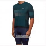 2019 Maillot Ciclismo MAAP Aether Fonce Vert Manches Courtes et Cuissard