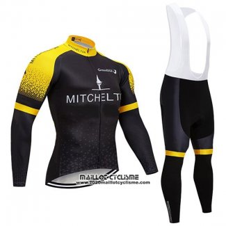 2019 Maillot Ciclismo Mitchelton GreenEDGE Manches Longues et Cuissard