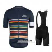 2019 Maillot Ciclismo Paul Smith Rapha Fonce Bleu Manches Courtes et Cuissard