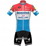 2020 Maillot Ciclismo Deceuninck Quick Step Champion Pays Bas Manches Courtes et Cuissard