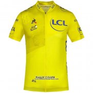 2020 Maillot Ciclismo Tour de France Jaune Manches Courtes et Cuissard(2)
