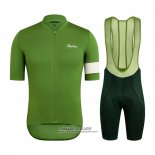 2021 Maillot Cyclisme Rapha Vert Manches Courtes et Cuissard