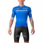 2022 Maillot Cyclisme Giro D'italie Bleu Manches Courtes et Cuissard