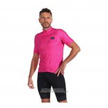 2022 Maillot Cyclisme Gore Fuchsia Manches Courtes et Cuissard