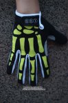 Skull Gants Doigts Longs Ciclismo Noir et Jaune