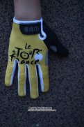 Tour de France Gants Doigts Longs Ciclismo Jaune et Noir