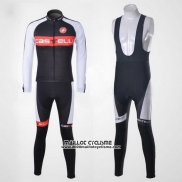 2011 Maillot Ciclismo Castelli Noir Manches Longues et Cuissard