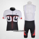 2012 Maillot Ciclismo Giordana Blanc et Noir Manches Courtes et Cuissard