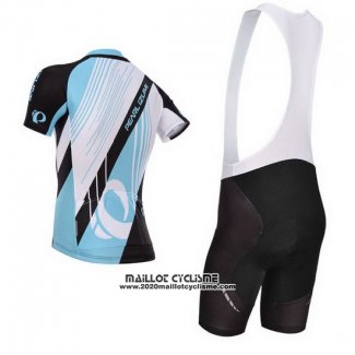 2014 Maillot Ciclismo Pearl Izumi Noir et Azur Manches Courtes et Cuissard