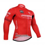 2015 Maillot Ciclismo Giro D'italie Rouge Manches Longues et Cuissard