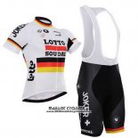 2015 Maillot Ciclismo Lotto Soudal Champion Allemagne Manches Courtes et Cuissard