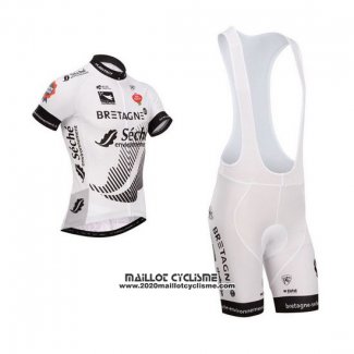 2015 Maillot Ciclismo Seche Noir et Blanc Manches Courtes et Cuissard