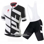 2016 Maillot Ciclismo Specialized Blanc et Noir Manches Courtes et Cuissard(4)