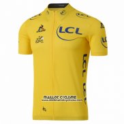 2016 Maillot Ciclismo Tour de France Jaune Manches Courtes et Cuissard