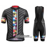 2016 Maillot Ciclismo Trek Bontrager Noir et Rouge Manches Courtes et Cuissard