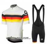 2017 Maillot Ciclismo Assos Champion Allemagne Manches Courtes et Cuissard