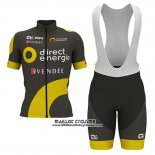 2017 Maillot Ciclismo Direct Energie Marron Manches Courtes et Cuissard