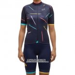 2017 Maillot Ciclismo Femme MAAP X Ella Noir Manches Courtes et Cuissard