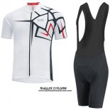 2017 Maillot Ciclismo Gore Bike Wear Power Adrenaline Blanc Manches Courtes et Cuissard