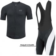 2017 Maillot Ciclismo Gore Bike Wear Power Oxygen-cc Noir Manches Courtes et Cuissard