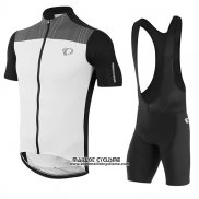 2017 Maillot Ciclismo Pearl Izumi Blanc et Noir Manches Courtes et Cuissard