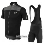 2017 Maillot Ciclismo Pearl Izumi Noir et Gris Manches Courtes et Cuissard