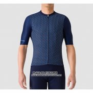 2019 Maillot Ciclismo La Passione Bleu Manches Courtes et Cuissard