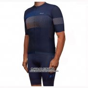 2019 Maillot Ciclismo MAAP Aether Fonce Bleu Manches Courtes et Cuissard