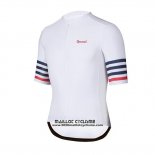 2019 Maillot Ciclismo Spexcel Blanc Manches Courtes et Cuissard