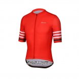 2019 Maillot Ciclismo Spexcel Rouge Manches Courtes et Cuissard