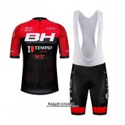 2020 Maillot Ciclismo BH Templo Cafes UCC Noir Rouge Manches Courtes et Cuissard