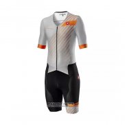 2021 Maillot Cyclisme Castelli Gris Manches Courtes et Cuissard