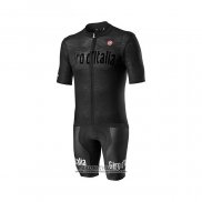 2022 Maillot Cyclisme Giro D'italie Noir Manches Courtes et Cuissard