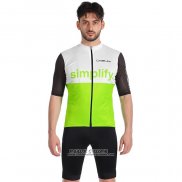 2022 Maillot Cyclisme Nalini Vert Noir Manches Courtes et Cuissard