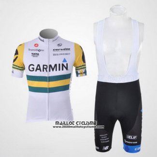 2011 Maillot Ciclismo Garmin Champion Australie Manches Courtes et Cuissard