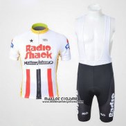 2011 Maillot Ciclismo Radioshack Champion Etats Unis Manches Courtes et Cuissard