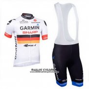 2013 Maillot Ciclismo Garmin Sharp Champion Allemagne Manches Courtes et Cuissard