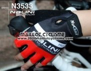 2013 Nalini Gants Ete Ciclismo Noir et Rouge