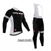 2015 Maillot Ciclismo Castelli Profond Noir Manches Longues et Cuissard