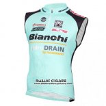 2016 Gilet Coupe-vent Bianchi Bleu et Noir