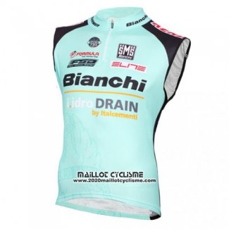 2016 Gilet Coupe-vent Bianchi Bleu et Noir