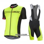 2016 Maillot Ciclismo Nalini Vert Manches Courtes et Cuissard