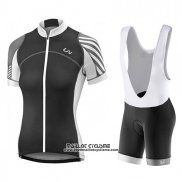 2017 Maillot Ciclismo Femme Liv Pro Noir Manches Courtes et Cuissard